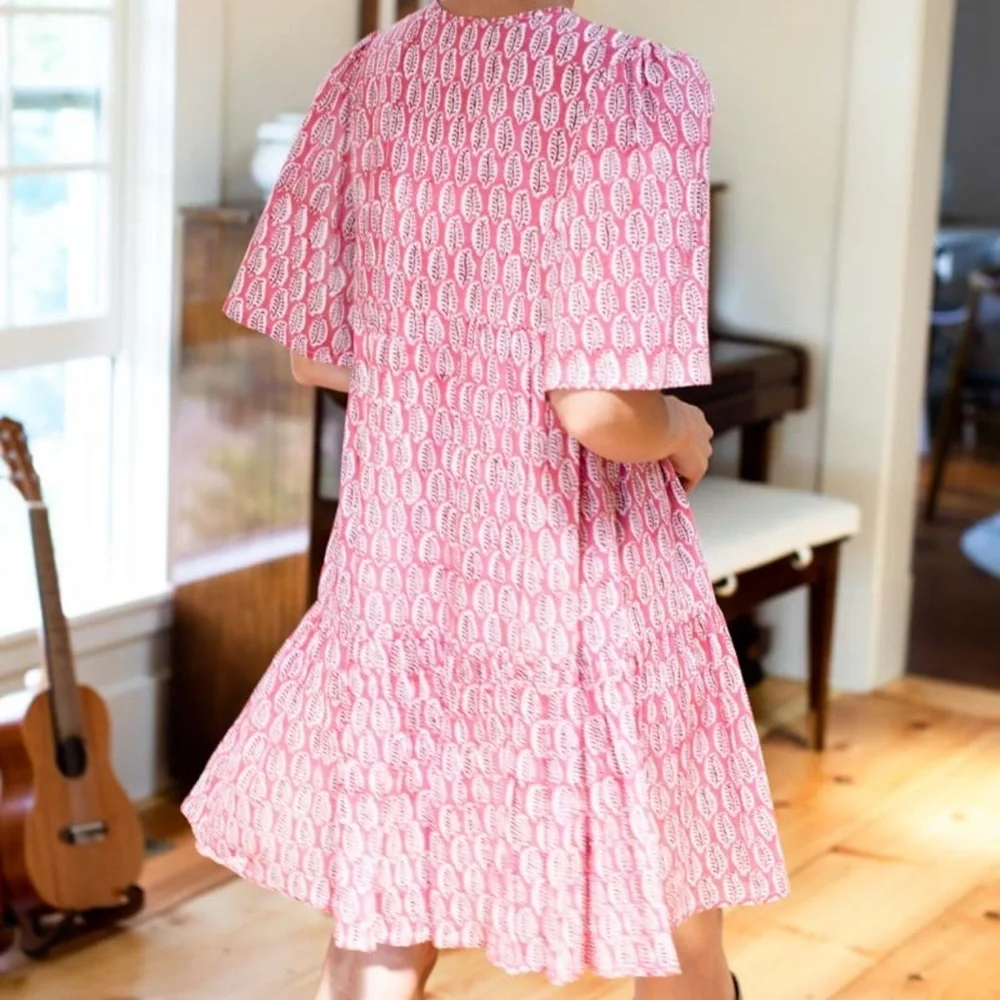 Emerson Fry Isla Dress in Rosey Organic - Picture 5 of 5